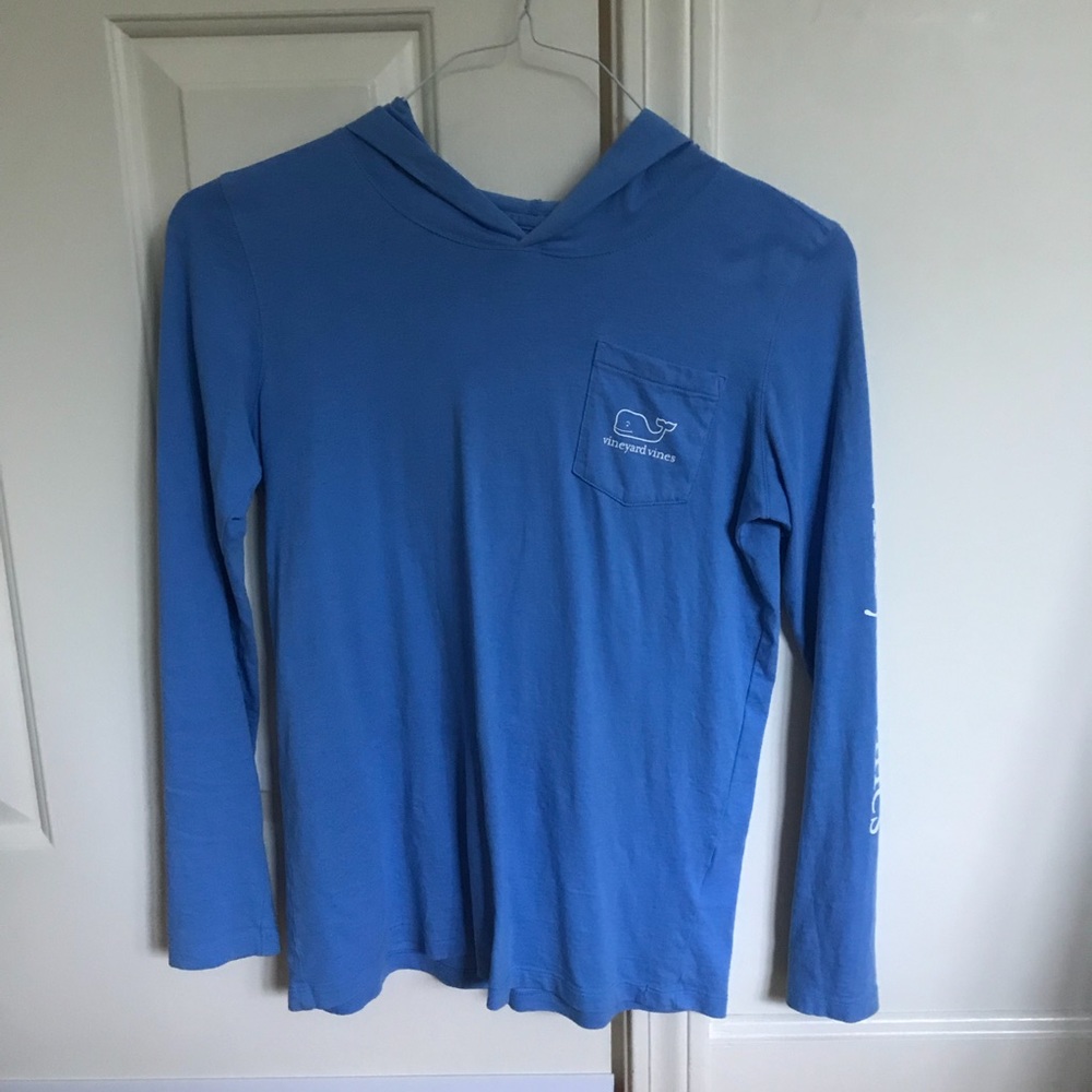 Blue Vineyard Vines Hooded Long Sleeve